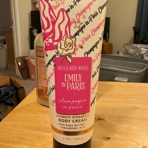 Bath & Body Works Emily in Paris Body Cream- Champagne is Paris scent 8 fl BN